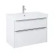 Vannas istabas skapītis ar izlietni Jika PURE 825x440 mm, balts