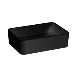 Vannas istabas uzliekamā izlietne Jika Cubito Pure 50x35cm, melna matēta