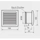 Sadzīves ventilators MMotors JSC MM 100v D100 105K