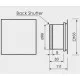 Sadzīves ventilators MMotors JSC MMP D100 105 IN-TH, inox