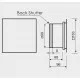Sadzīves ventilators MMotors JSC MMP D100 169 BM, balts matēts