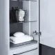 Vannas istabas augstais skapis Kame SOFT 160x35.4cm, TU/35-2/D01-SFT