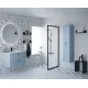 Vannas istabas augstais skapis Kame SOFT 160x35.4cm, TU/35-2/D34-SFT
