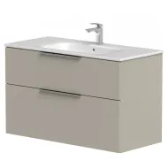Vannas istabas skapītis KAME BIG ar izlietni Elida 101x46cm, taupe