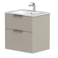 Vannas istabas skapītis KAME BIG ar izlietni Elida 61x46cm, taupe