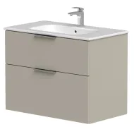 Vannas istabas skapītis KAME BIG ar izlietni Elida 81x46cm, taupe