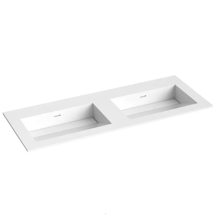 Izlietne skapītim dubultā KAME CORIAN 120x46.5cm, CN1214618-D