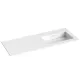 Izlietne skapītim KAME CORIAN 1 120x46.5cm, CN1214618-R-BS