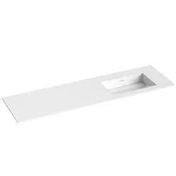 Izlietne skapītim KAME CORIAN 1 160x46.5cm, CN1614618-R-BS