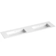 Izlietne skapītim dubultā KAME CORIAN 200x46.5cm, CN2014618-D-BS