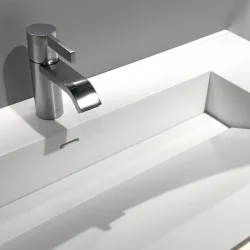 Izlietne skapītim dubultā KAME CORIAN 120x46.5cm, CN1214618-D-BS