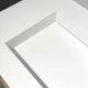 Izlietne skapītim dubultā KAME CORIAN 2 200x46.5cm, CN2000465-D-BS
