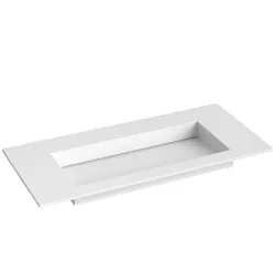 Izlietne skapītim KAME CORIAN 2 100x46.5cm, CN1002465-BS