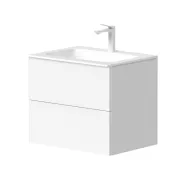 Vannas istabas skapītis Kame GAMA ar izlietni ORION 60х46cm ar push to open, balts