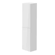 Vannas istabas augstais skapis Kame GAMA 160x35cm ar Push to Open, balts