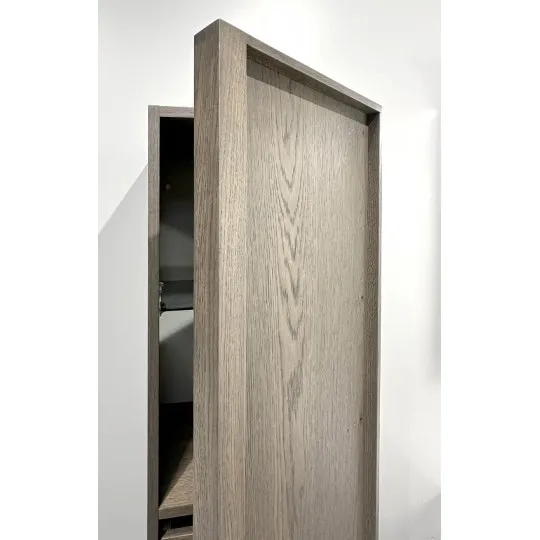 Vannas istabas augstais skapis Kame SOLE 150 x 35.2 cm, dūmota ozolkoka finierējums