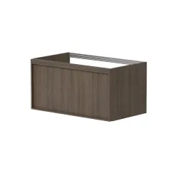 Vannas istabas skapītis ar izlietni Kame SOLE 80.5x46.45cm, dūmota ozolkoka finierējums