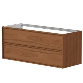 Vannas istabas skapītis izlietnei Kame HOME DUO 120x46cm, vara ozolkoka finierējums