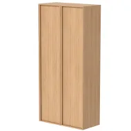 Vannas istabas augstais skapis Kame HOME 159.4 x 75.2 cm, dabīgs ozolkoka finierējums