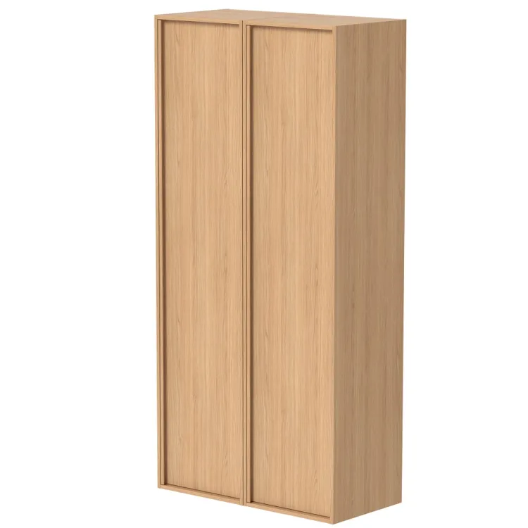 Vannas istabas augstais skapis Kame HOME 159.4 x 75.2 cm, dabīgs ozolkoka finierējums