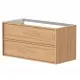 Skapītis zem virsmas Kame HOME 100x46cm, dabīgs ozolkoka finierējums Skapītis zem virsmas Kame HOME 100x46cm, dabīgs ozolkoka finierējums