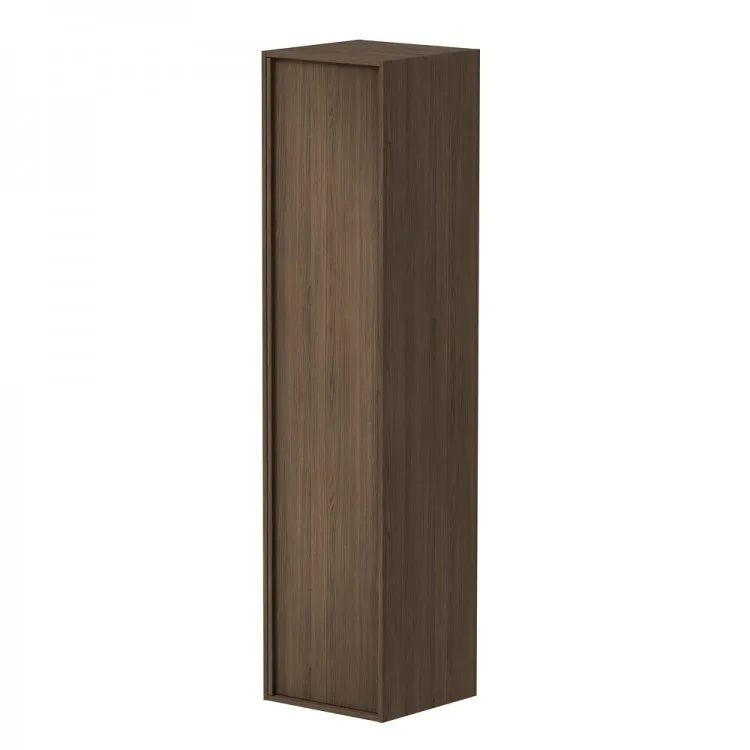 Vannas istabas augstais skapis Kame HOME 159.4 x 37.6 cm, brūns ozolkoka finierējums