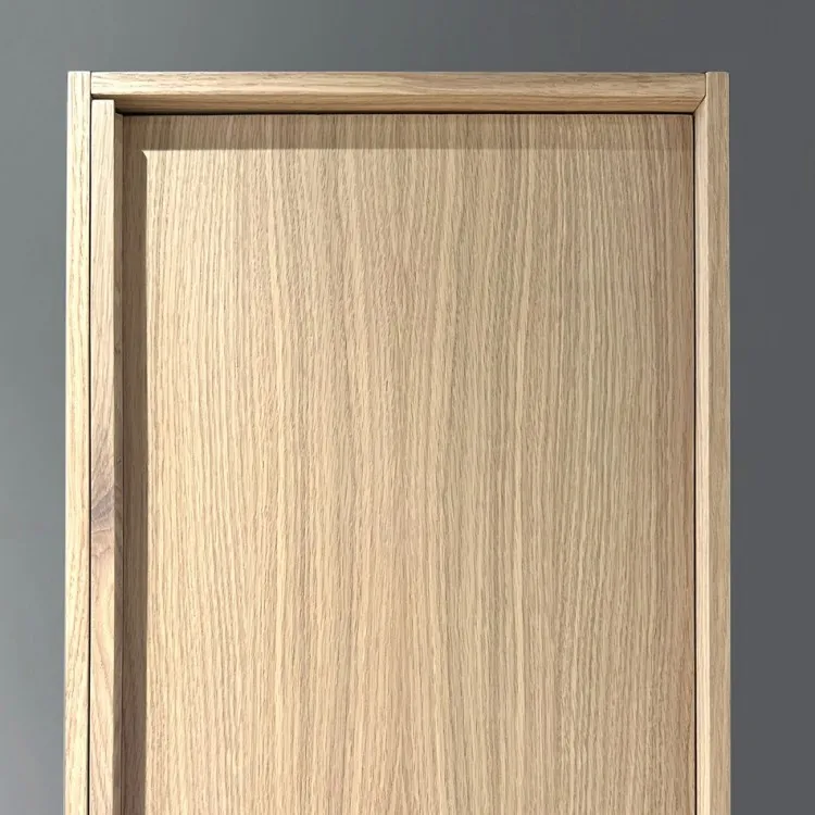 Vannas istabas augstais skapis Kame HOME 159.4 x 37.6 cm, brūns ozolkoka finierējums