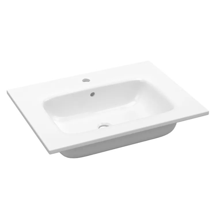 Vannas istabas skapītis KAME BIG ar izlietni Elida 61x46cm, sarkans antīks