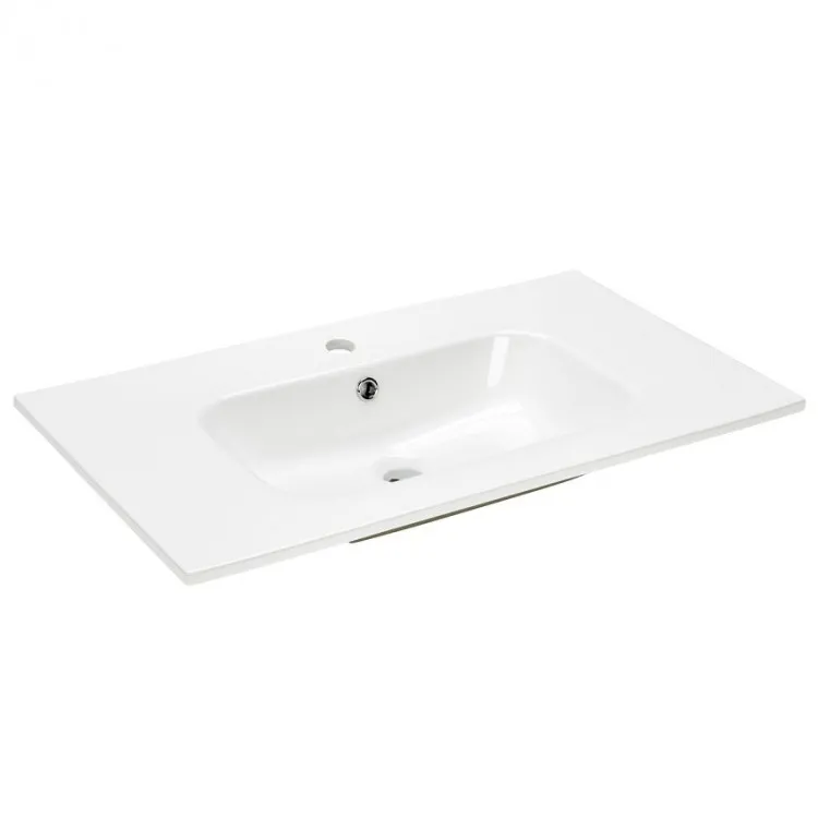Vannas istabas skapītis KAME BIG ar izlietni Elida 81x46cm, sarkans antīks