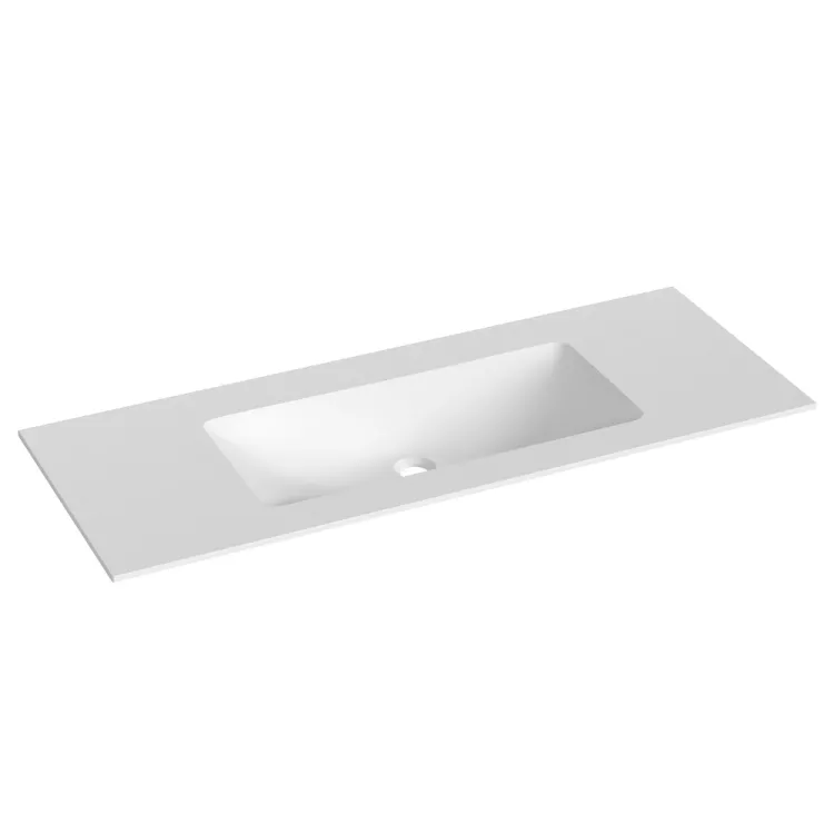 Vannas istabas skapītis Kame GAMA ar izlietni ORION 120х46cm ar push to open, balts