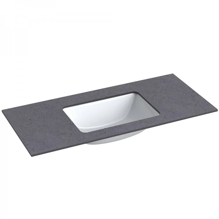 Izlietne ar augstspiediena lamināta darba virsmu Kame HPL, 101cm, WP/10-3/H11-P1