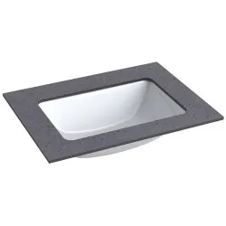 Izlietne ar augstspiediena lamināta darba virsmu Kame HPL, 61cm, WP/6-3/H11-P1