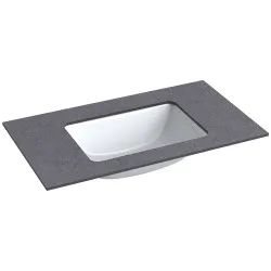 Izlietne ar augstspiediena lamināta darba virsmu Kame HPL, 81cm, WP/8-3/H11-P1