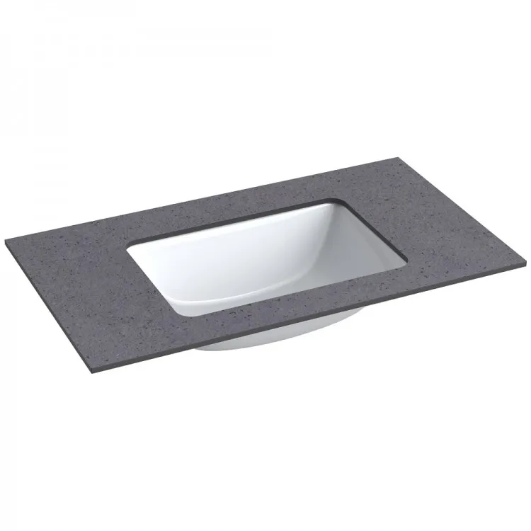 Izlietne ar augstspiediena lamināta darba virsmu Kame HPL, 81cm, WP/8-3/H11-P1