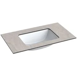 Izlietne ar augstspiediena lamināta darba virsmu Kame HPL, 81cm, WP/8-3/H12-P1