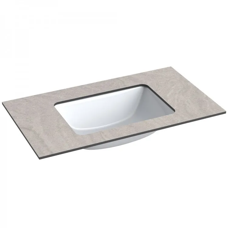 Izlietne ar augstspiediena lamināta darba virsmu Kame HPL, 81cm, WP/8-3/H12-P1