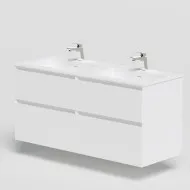Vannas istabas skapītis dubultai izlietnei Kame LOFT  120cm, 2 x BU/6-3DR/D02-LFT