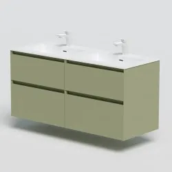 Vannas istabas skapītis dubultai izlietnei Kame LOFT  120cm, 2xBU/6-3DR/D14-LFT