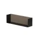 Vannas istabas plaukts KAME 40cm, black/cocoa brown