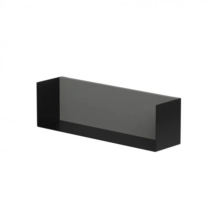 Vannas istabas plaukts KAME 40cm, black/grey stone