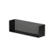 Vannas istabas plaukts KAME 40cm, black/grey stone