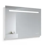 Spogulis ar LED apgaismojumu, Bluetooth un spoguļa apsildi Kame SMART, 120x80cm