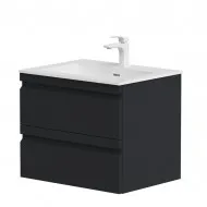 Vannas istabas skapītis izlietnei Kame Terra 60cm, matt black
