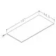 Darba virsma no augstspiediena lamināta Kame 101cm, WP/10-3/H12
