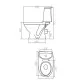 KOLO Runa WC pods ar horizontālu izvadu, 3/6 l tvertni un SoftClose vāku L89208000