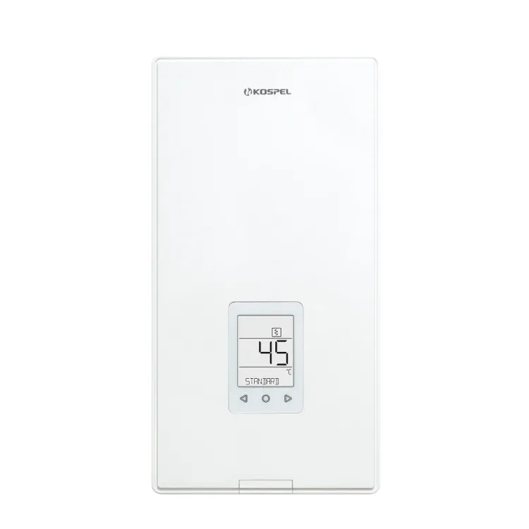 Caurplūdes ūdens sildītājs Kospel Medium PPE4.B-10/11/12/15 400V 3~, LCD, 30-60°C