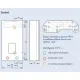 Caurplūdes ūdens sildītājs Kospel Medium PPE4.B-10/11/12/15 400V 3~, LCD, 30-60°C