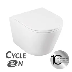 Laveo Nida CycleOn piekaramais WC pods ar Soft Close vāku, VMN_609S