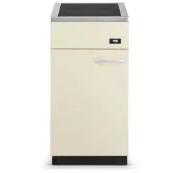 Centrālapkures krāsns ar plītsvirsmu Megal M10 10kW, bēšs