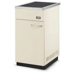 Centrālapkures krāsns ar plītsvirsmu Megal M10 10kW, bēšs